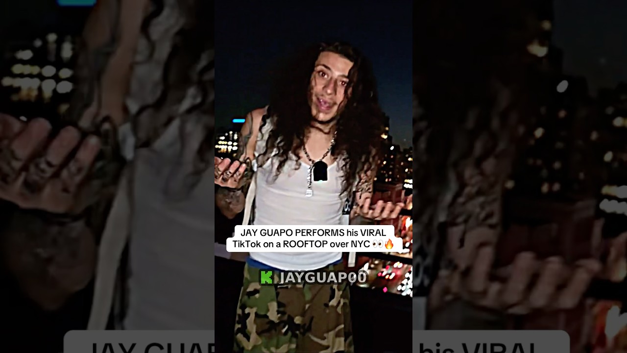 Jay Guapo PERFORMS his VIRAL TikTok on a NYC rooftop🔥