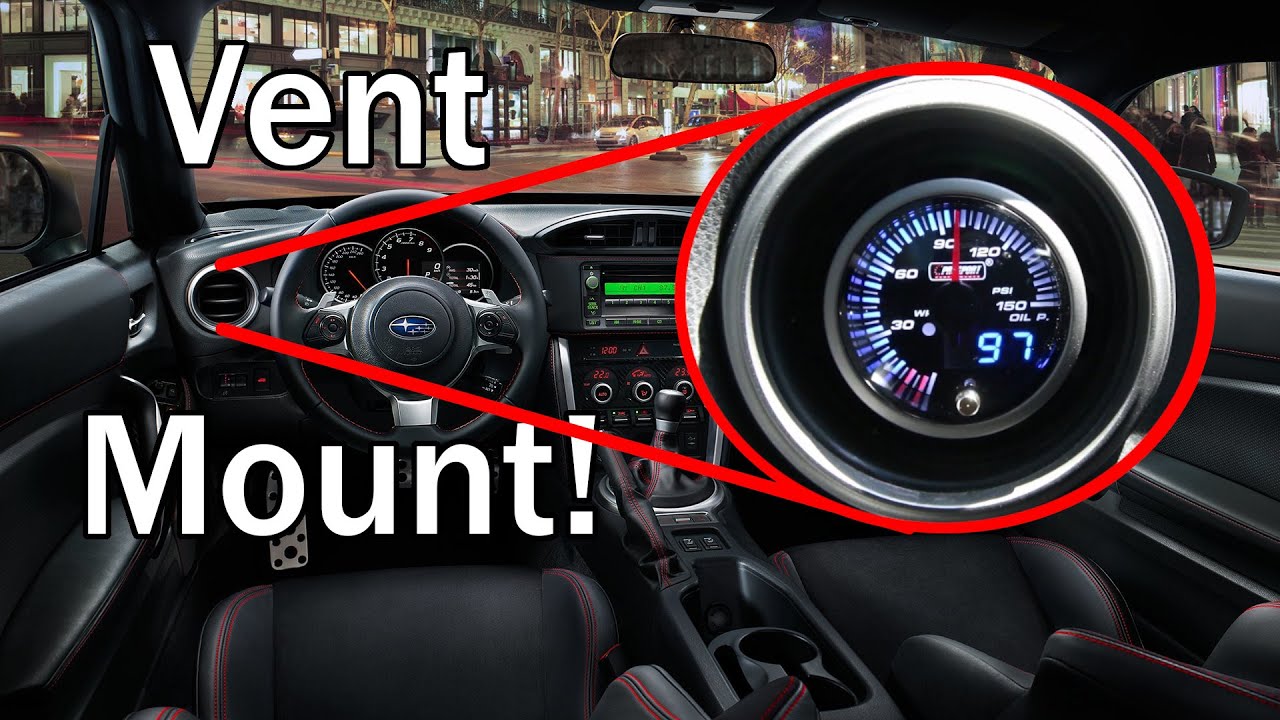 How To Install A Vent Gauge Pod - Detailed Guide (BRZ/FRS)