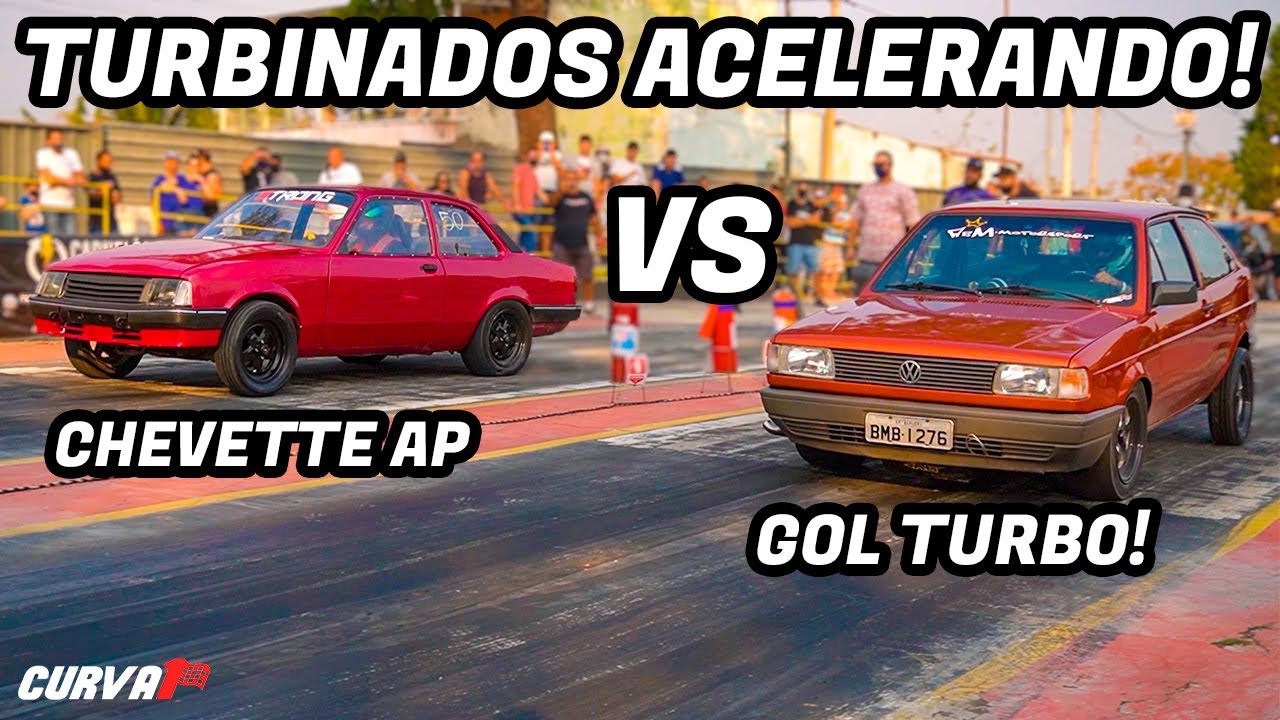 ARRANCADA CHEVETTE AP VS GOL TURBO!!