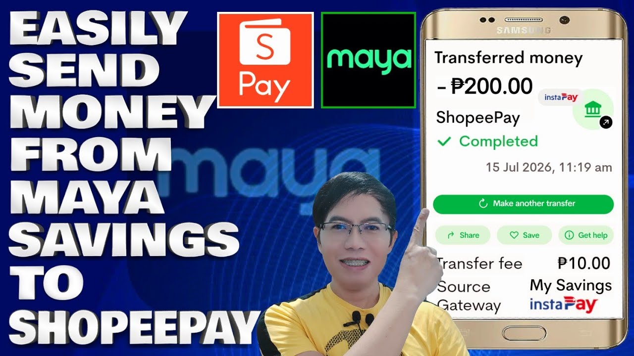 How To Easily Send Money From Maya Savings Account To ShopeePay Transfer Guide (Step-by-Step)