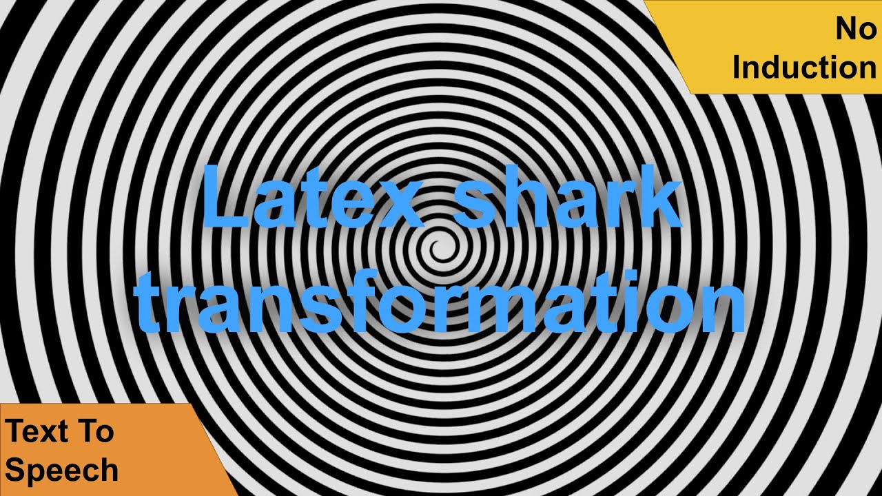Latex shark transformation hypnosis (no induction)