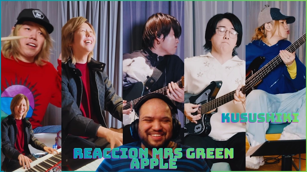 ¡SÓLO TALENTO PURO! 🎸 Mrs. GREEN APPLE - Kusushiki (Instrumental Play Along) | REACCIÓN