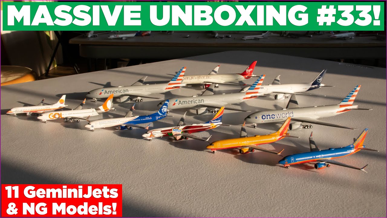 11 MODEL GEMINIJETS & NG MODELS UNBOXING! | Massive Unboxing #33 (STUNNING Models!)