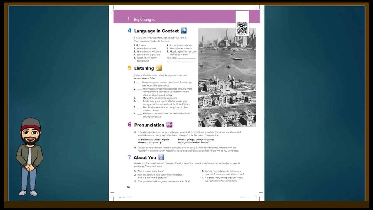 Mega Goal 1 Big Changes 4 Language in Context page 10 شرح درس الاستماع من ميقا قول 1 الاول الثانوي