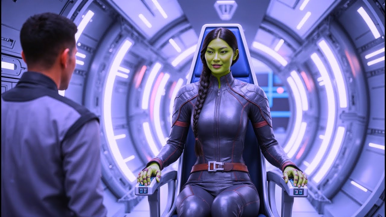 Le dije a la mujer extraterrestre que sus piernas eran preciosas, ella dijo: 'Tengo algo aún mejor.