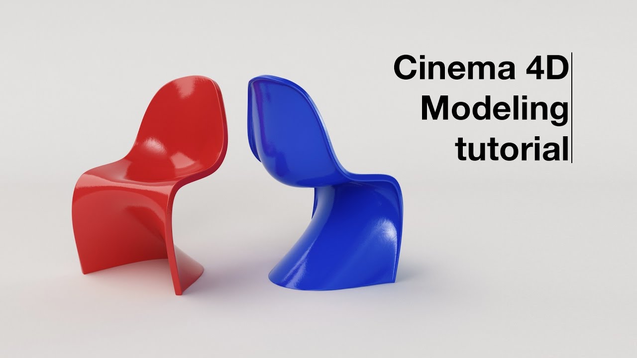 Panton Chair modeling  tutorial with C4D