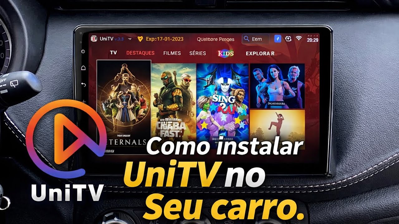 UNITV no carro. Como instalar Unitv No carro. 
