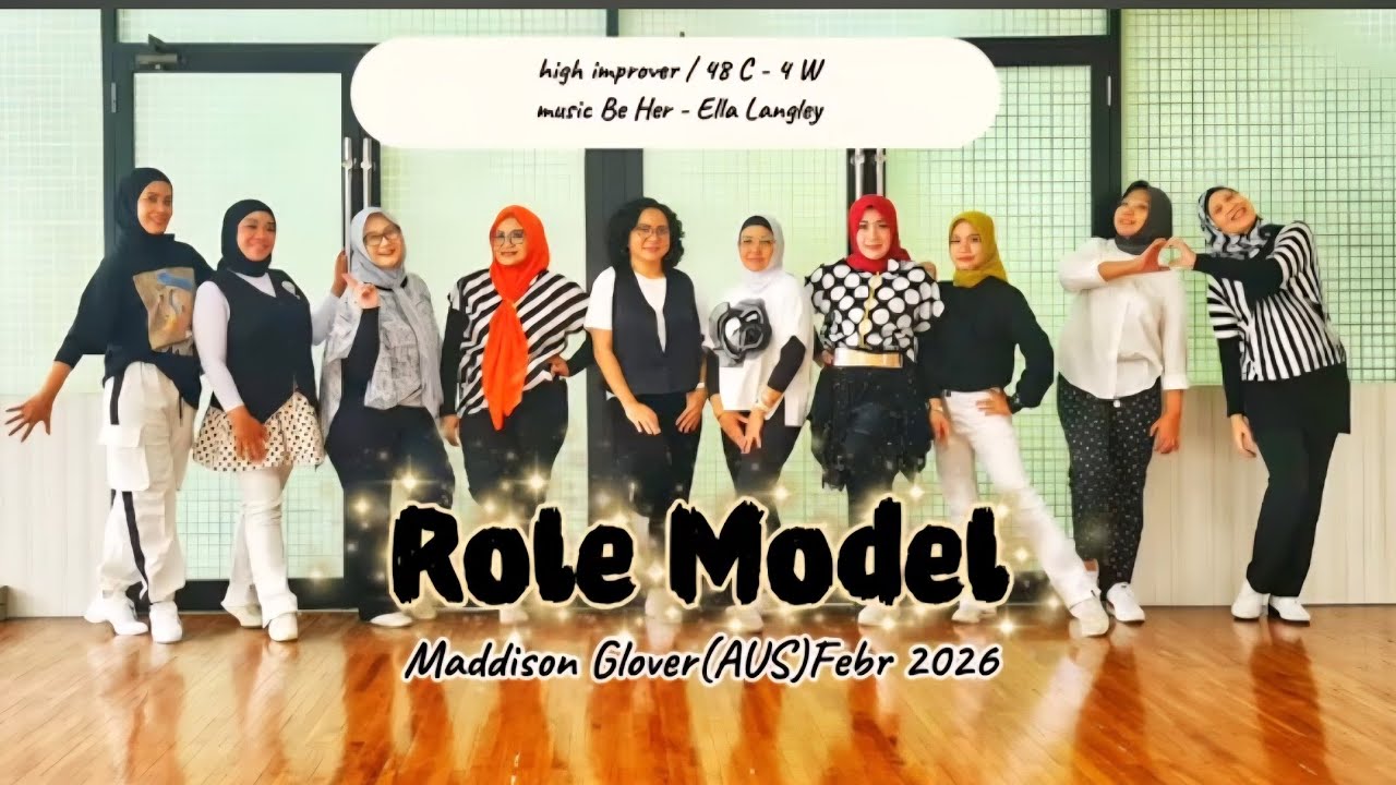 Role Model linedance || Maddison Glover(AUS) Febr2026|| High Improver || Mahitra