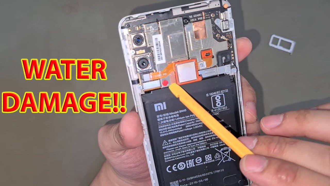 Service Xiaomi Redmi Note 5 Tercebur Air!!!