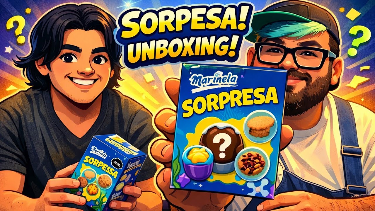 Unboxing Marinela Sorpresa Bob Esponja