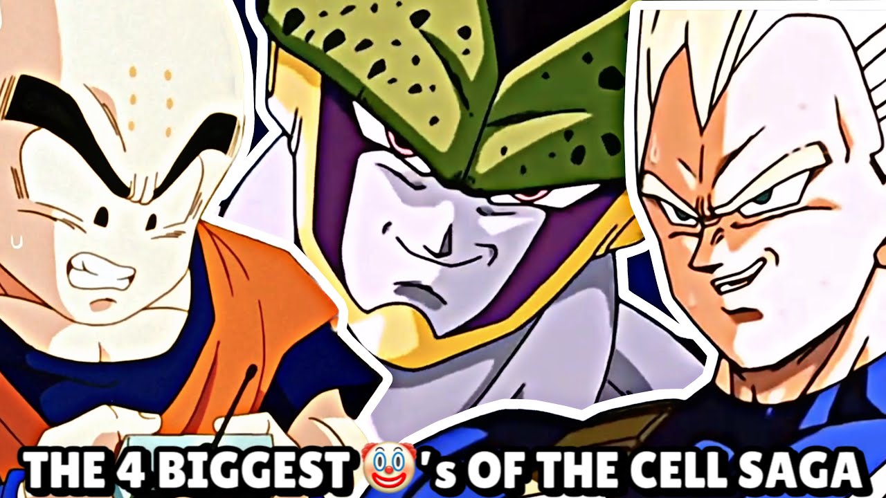 The 4 Biggest CLOWNS of the DBZ Cell Saga 😬