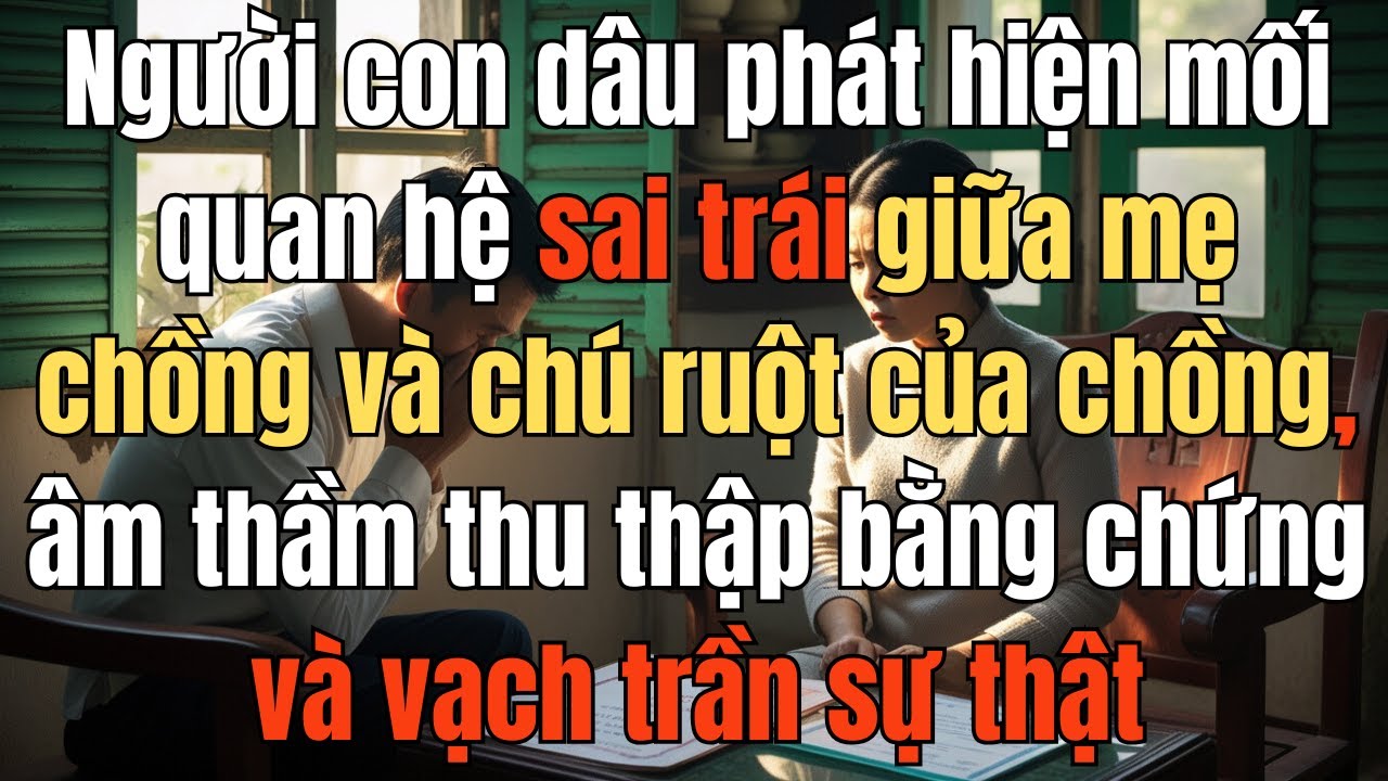 Ba năm làm dâu, tôi phát hiện bí mật kinh hoàng trong phòng mẹ chồng #tamsutuoixechieu #mechong