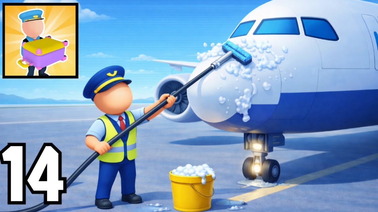 Airport Rush 3D - Gameplay Walkthrough  - Airport Flight Manager (iOS, Android) Part-14