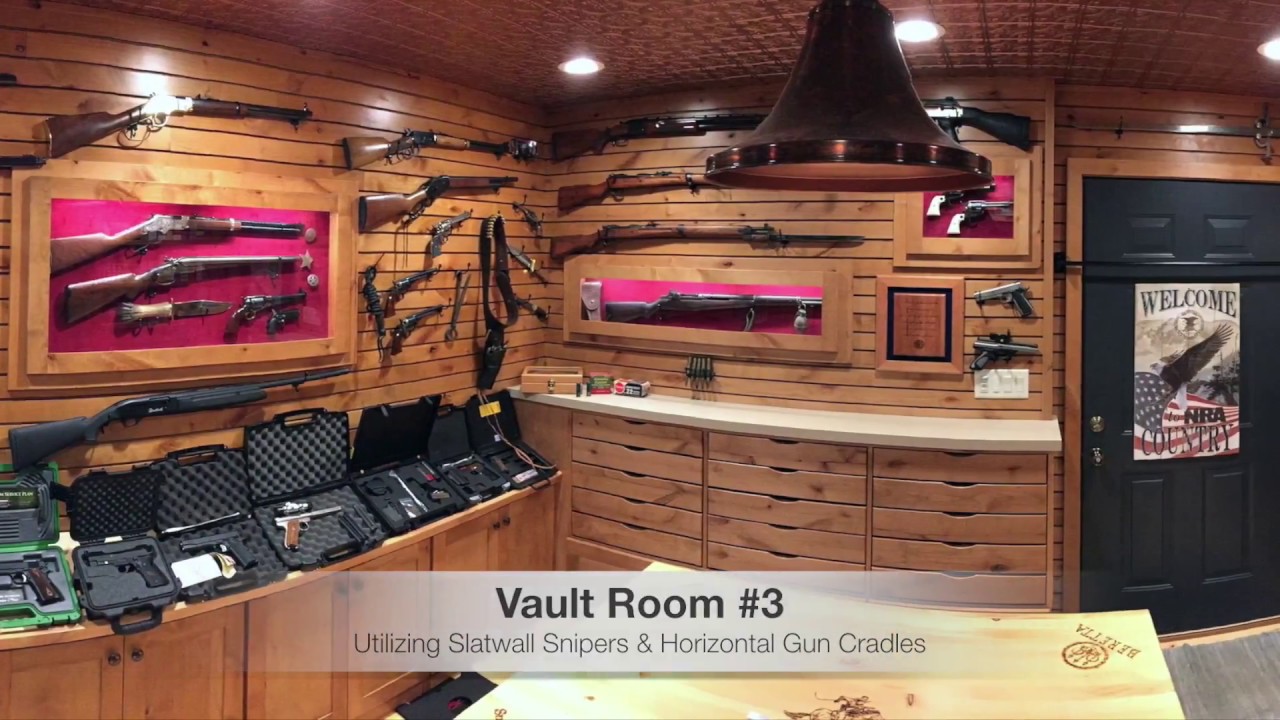 Vault Rooms using Gun Display Products from Gun Storage Solutions