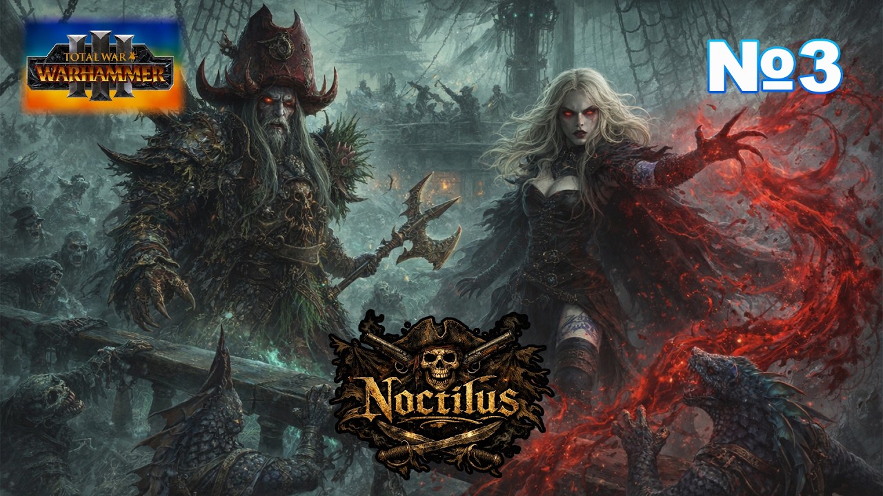 Total War:Warhammer III  Vampire Coast/Берег вампірів.Count Noctilus:Граф Ноктилус.№3