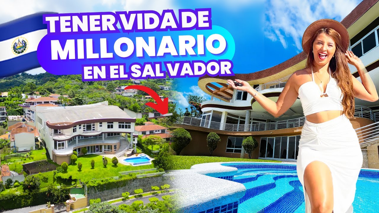 SE VENDE CASA en la ZONA MÁS LUJOSA de EL SALVADOR?🇸🇻 🤑 TOUR en EXCLUSIVA MANSIÓN😱