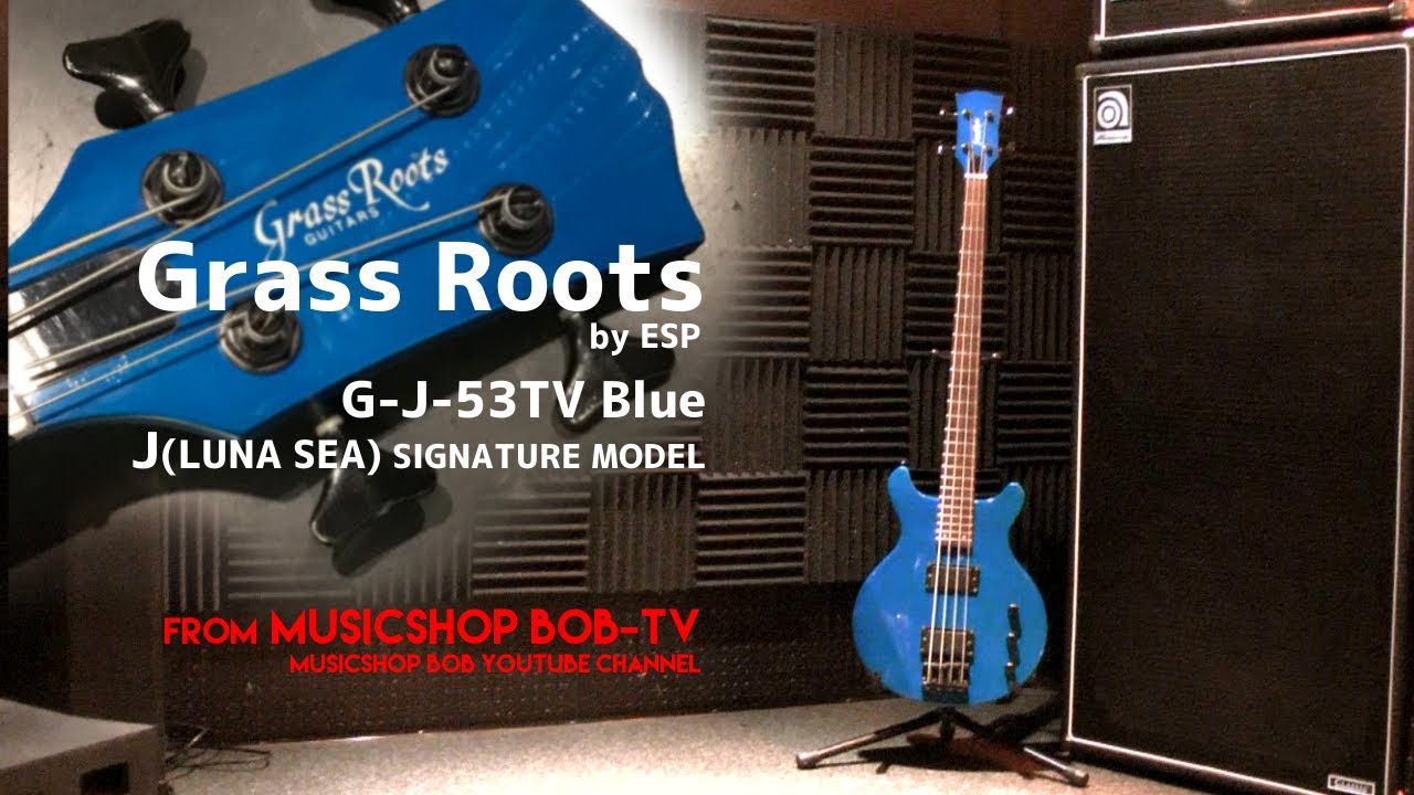 Grass Roots by ESP G-J-53TV Blue J(LUNA SEA)SIGNATURE MODEL【商品紹介・メンテナンス記録】《売約済》#LUNASEA #ボブ楽器店 #鹿嶋市
