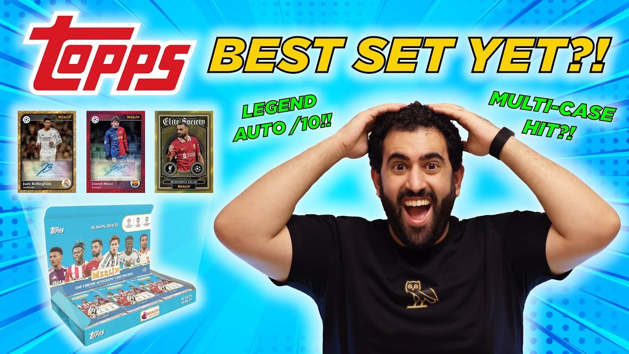 Набор Topps Merlin Hobby 24-25!!! Лучшее соотношение цены и качества в 2025 году?!!!