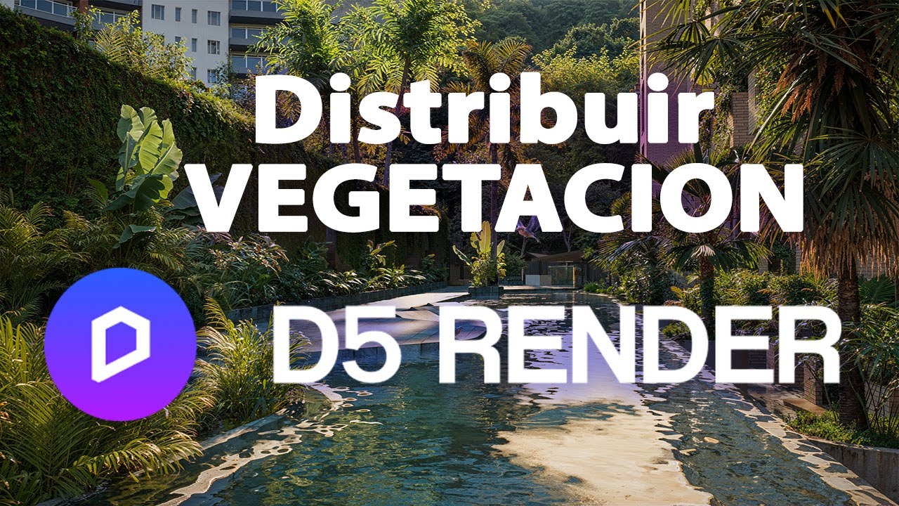 Distribuir vegetación de manera rápida y realista - Scatters D5 RENDER