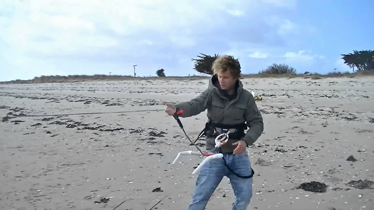 Cours de Kitesurf - Comment red&eacute;coller une aile de kitesurf - One Launch Kiteboarding