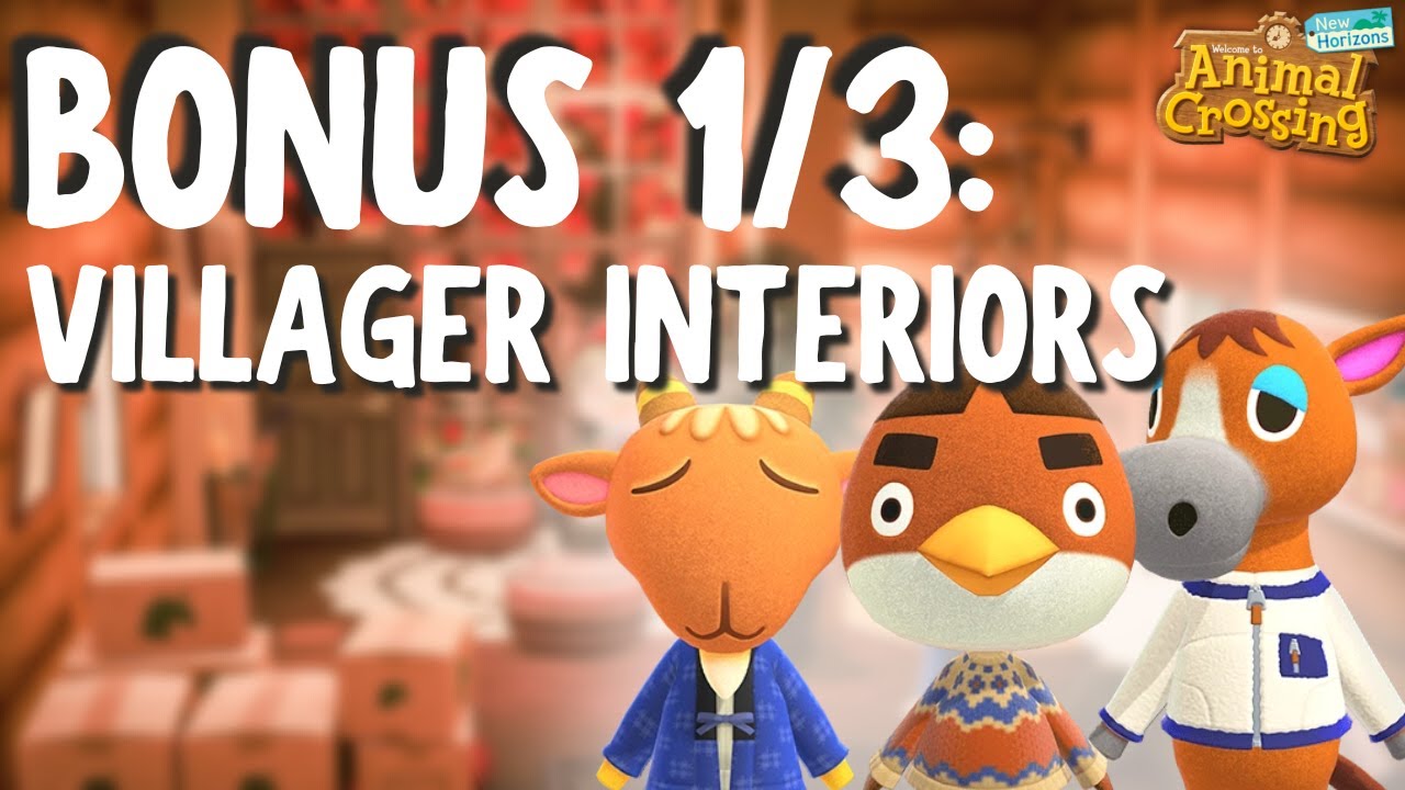 BONUS 1: Fixing all VILLAGER INTERIORS | 14-DAY-CHALLENGE | Animal Crossing: New Horizons