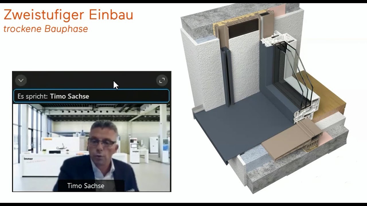 Finstral: Billiger, besser, nachhaltiger: Zweistufiger Einbau mit der Montagezarge #Gebäudehülle21