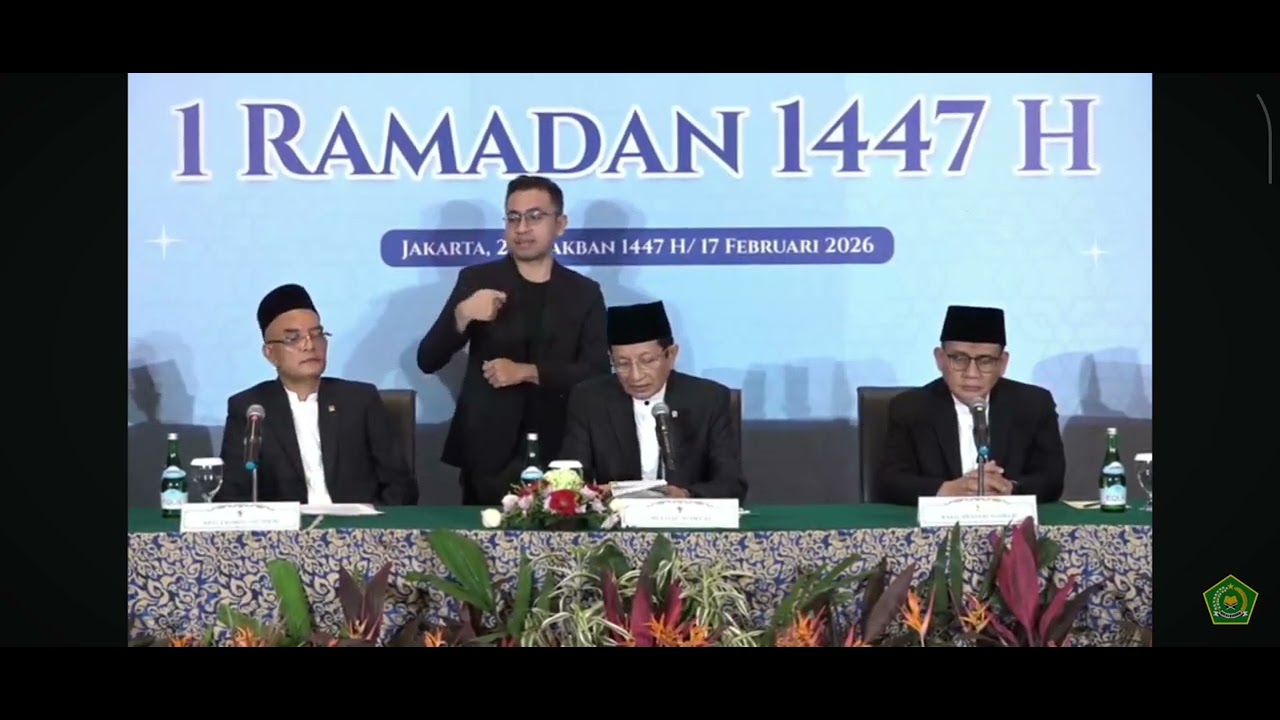 HASIL SIDANG ISBAT PENETAPAN 1 RAMADAN 1447 H OLEH MENTERI AGAMA RI 