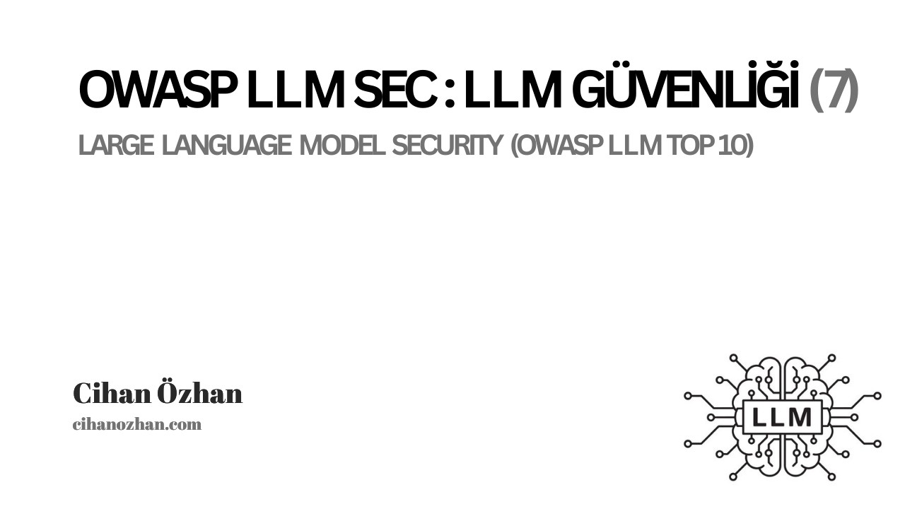 OWASP LLM Güvenliği 07 : System Prompt Leakage