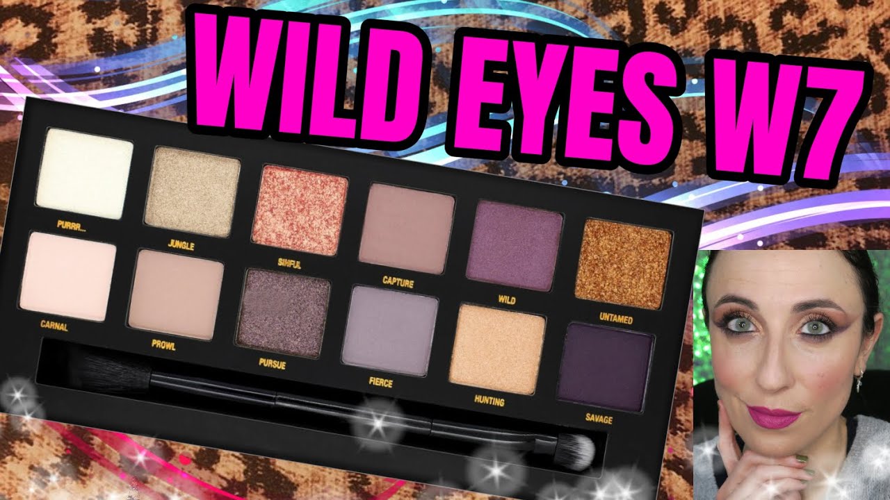 💥💥 WILD EYES de W7 💥💥 Swatches / Review / Tutorial &iquest;Merece la pena?