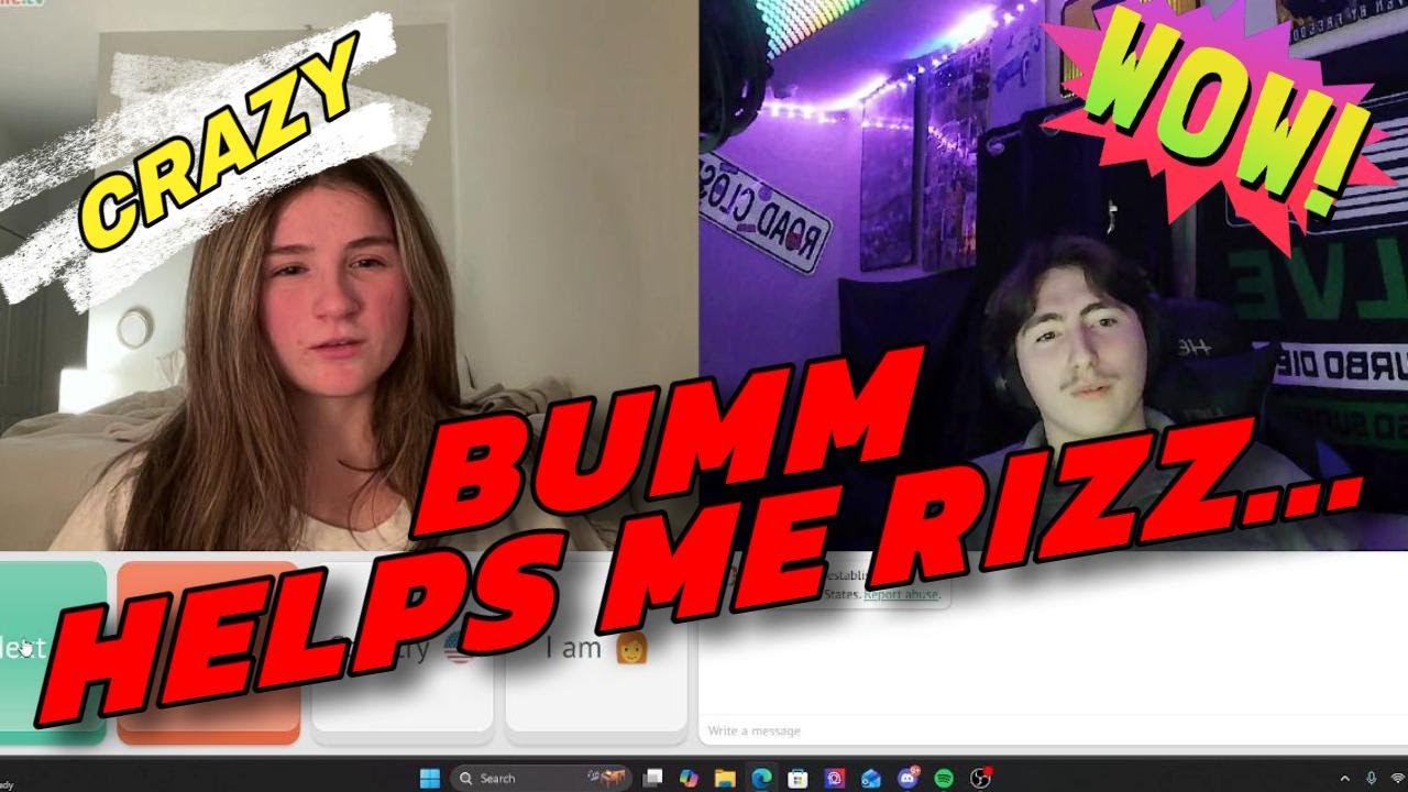 Bumm Helps me Rizz on Ometv (GOES CRAZY!!!!!!!!!!!!!!)