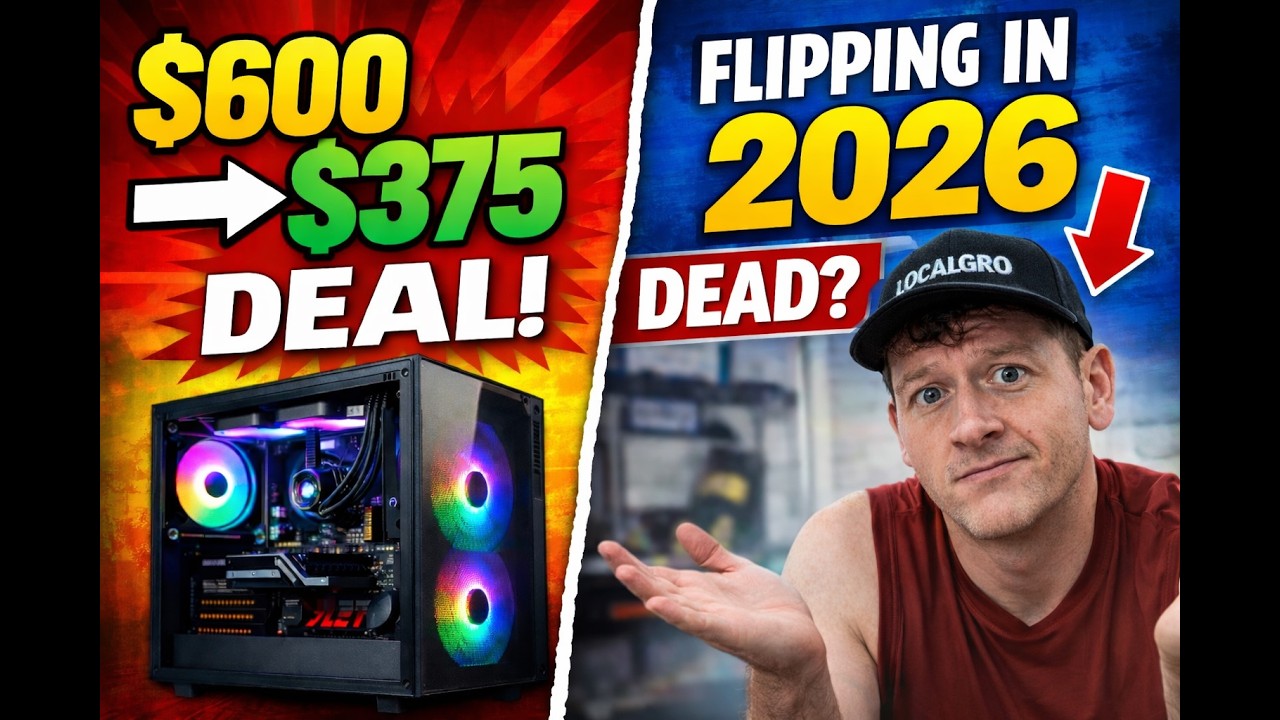 PC Flipping in 2026 Is NOT Dead — Here’s a Real Facebook Marketplace Flip