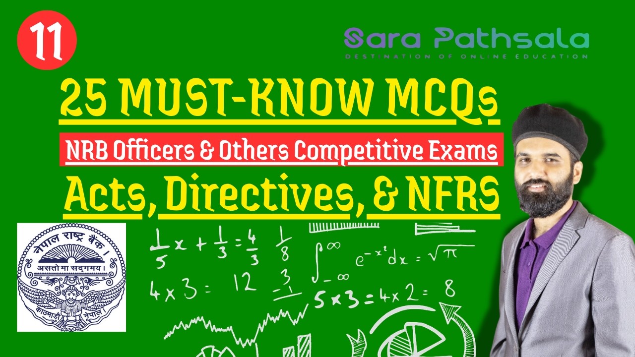 25 Essential NRB Acts & Directives MCQs 2026 | NRB Officer Pretest & MA Entrance (Volume 11)