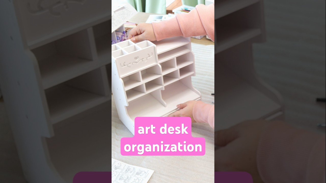 New organizers for my art desk! #organizing #storage #artsupplies #artist #desk