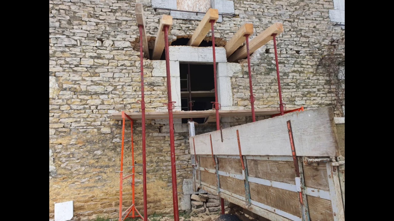 dernière des 4 ouvertures réaliser sur ce chantier