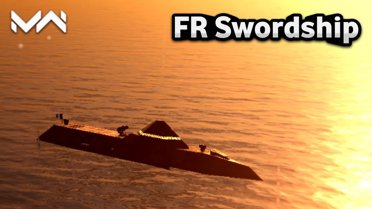 FR Swordship / ОБЗОР / Modern Warships / Скрытая Угроза 0.56.0 #обзор #mwcreator #modernwarships