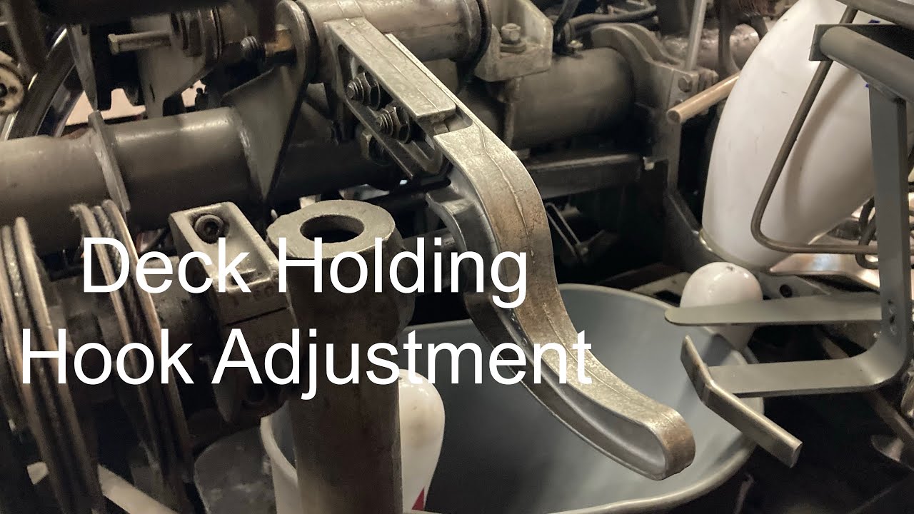 Deck Holding Hook #22 - Brunswick Pinsetter Adjustment