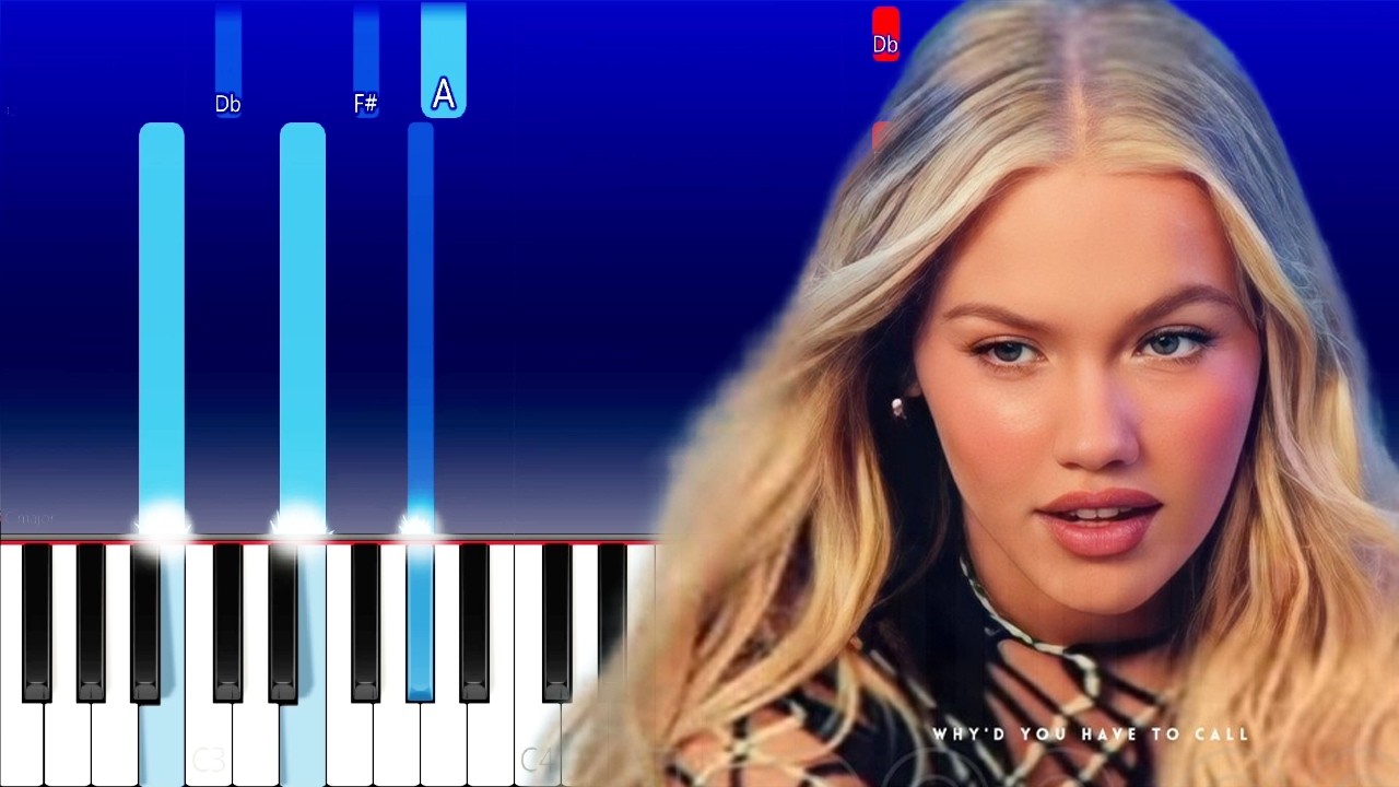 Freya Skye - why'd you have to call (Piano Tutorial)