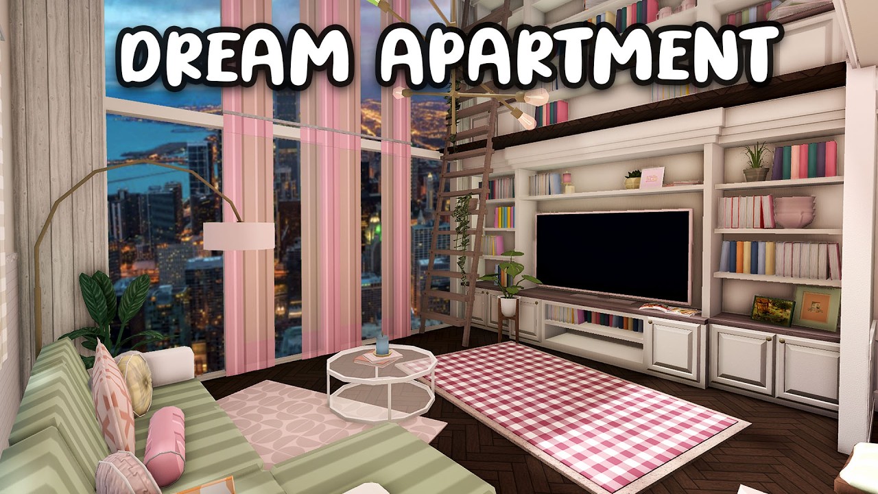 building my DREAM APARTMENT in bloxburg