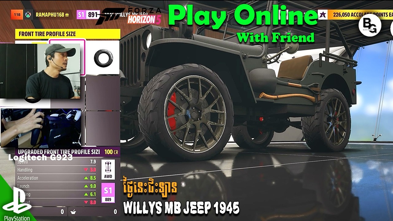 ធ្វើដំណើរសប្បាយៗជាមួយនឹង [WILLYS MB JEEP 1945] Forza Horizon 5 Premium Edition