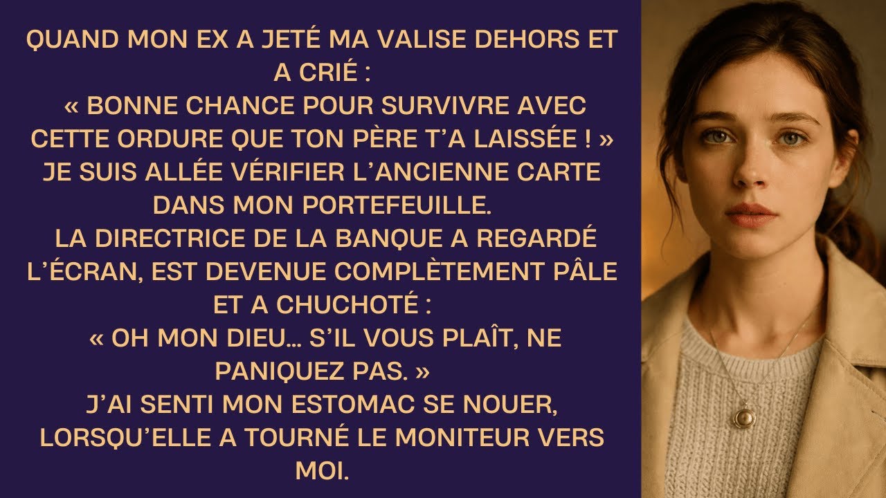 MON EX M'A JETÉE AVEC CE "VIEUX CARTON"... LA BANQUIÈRE A FAILLI S'ÉVANOUIR !