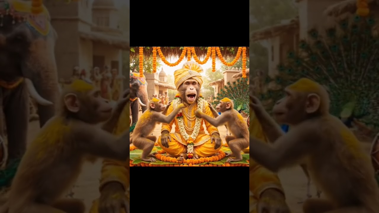 Ai monkey wedding