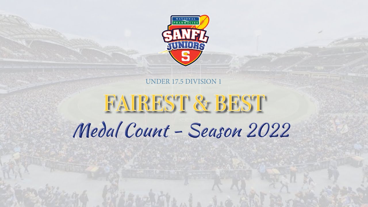Under 17 5 Boys Division 1 B&F   Season 2022