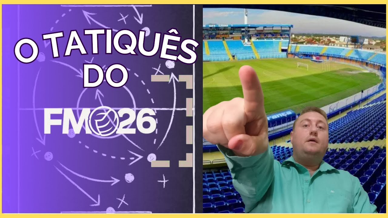 Teu time fica OLHANDO o adversário jogar e você passa RAIVA com isso? É A TÁTICA  |  FM26  |  #fm26