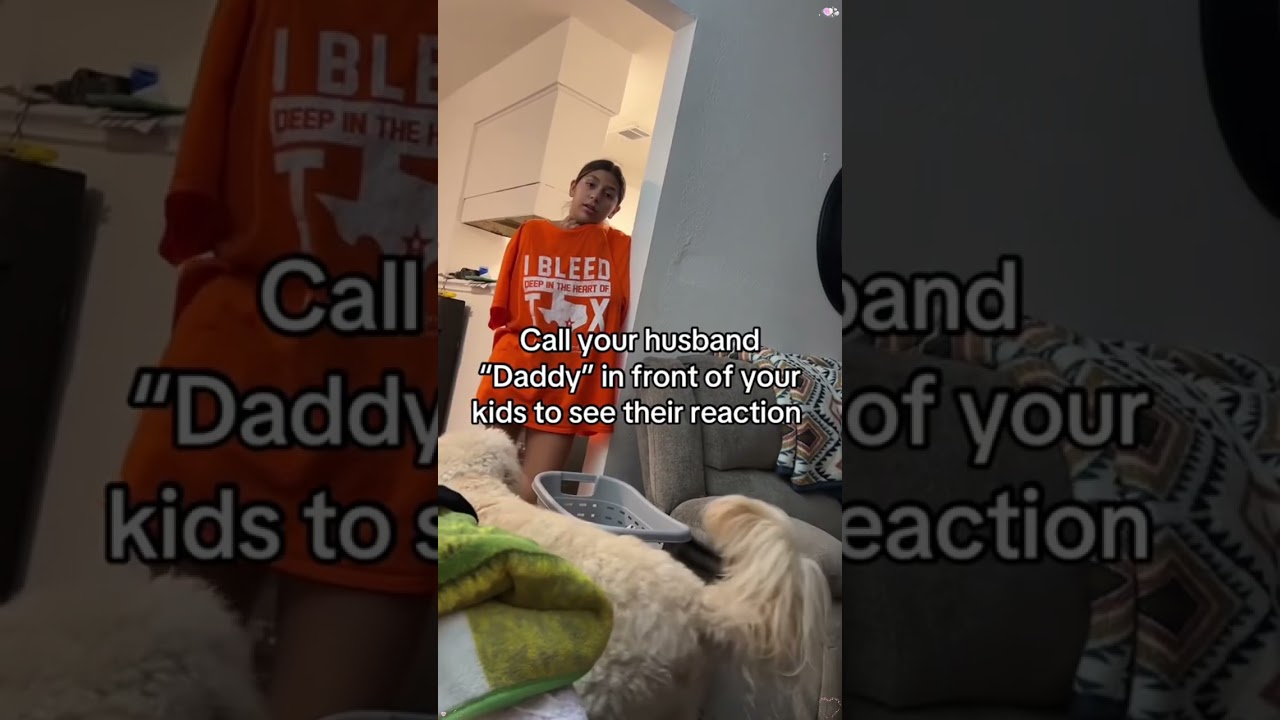 Calling Husband &ldquo;Daddy&rdquo;,in front of the kids 😆😂 #daddyprank #prank #fypシ #fyp #daddy