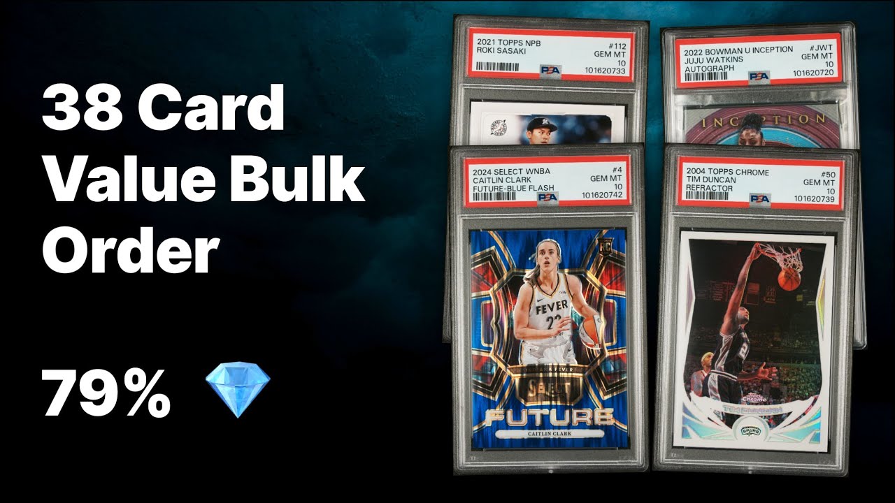 38 Card Value Bulk Reveal, 79% Gems! | PSA Reveal