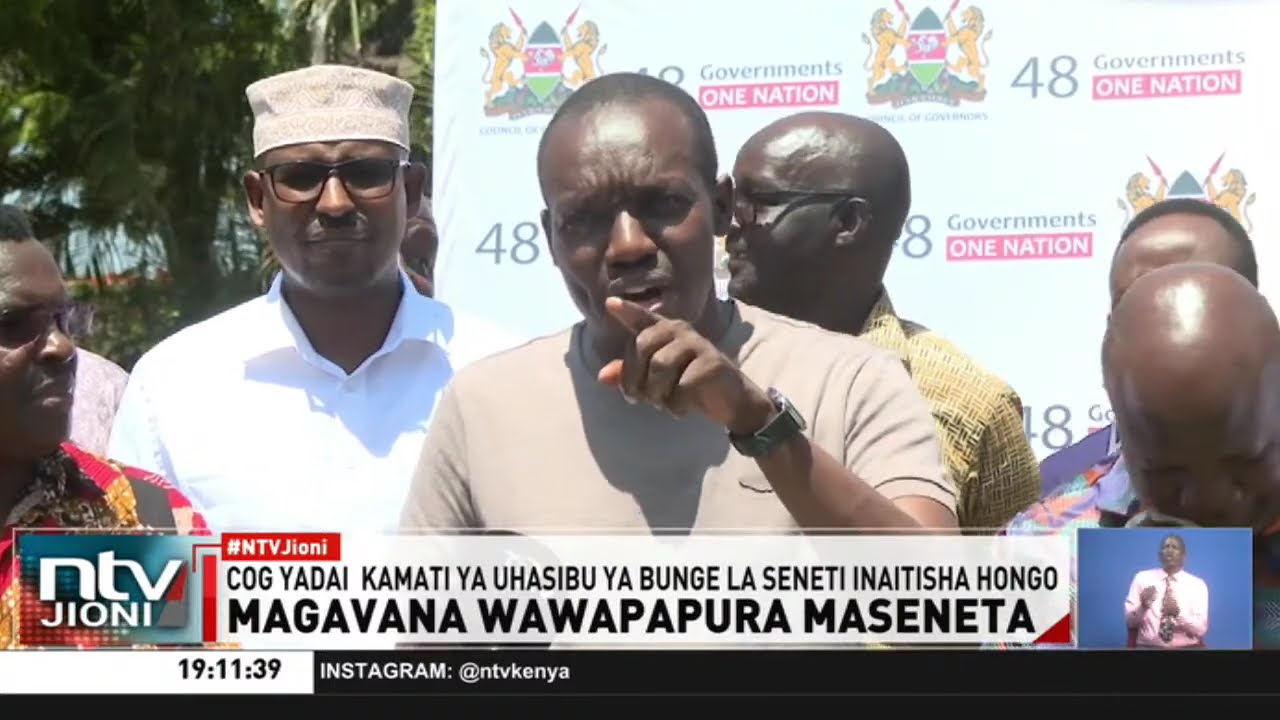 Magavana kuwasilisha ushahidi dhidi ya kamati ya uhasibu ya seneti kwa madai ya kuitisha hongo