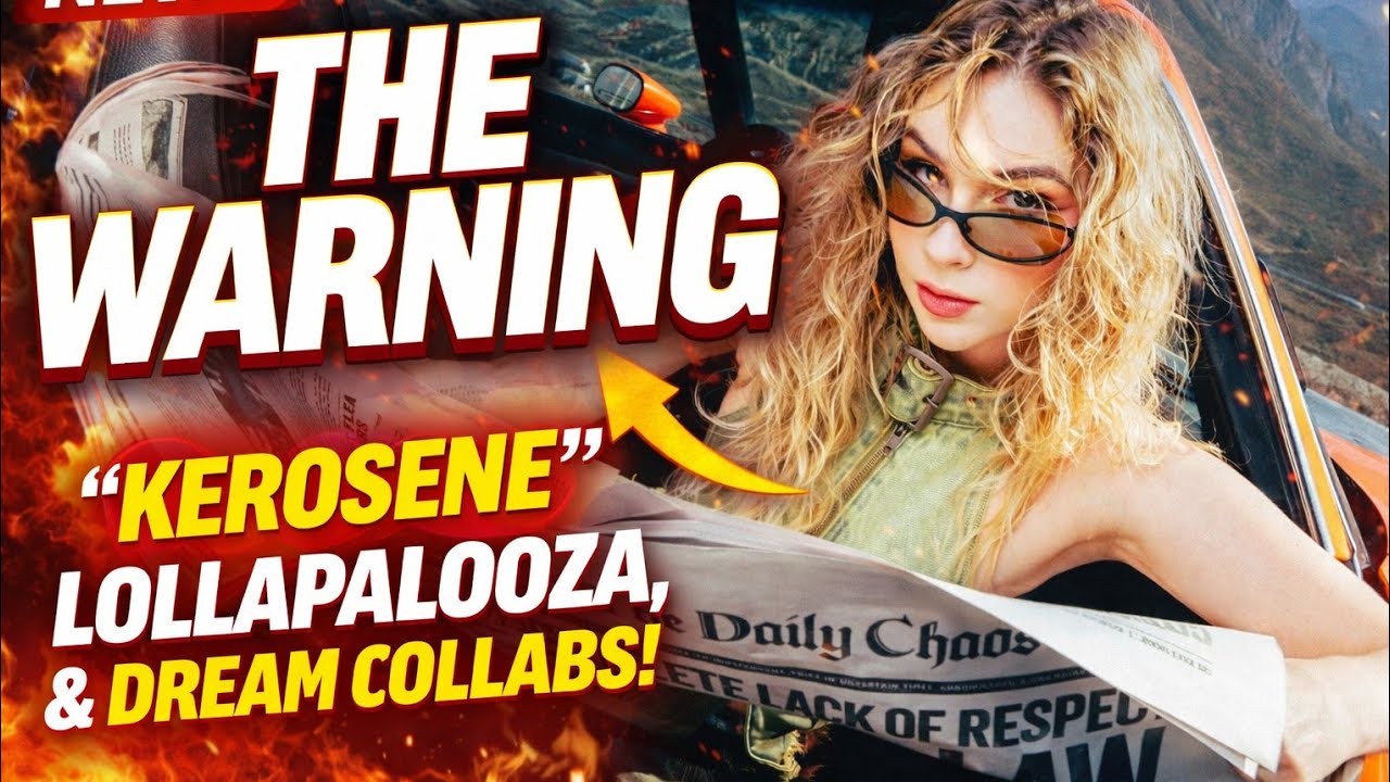 THE WARNING TALK ABOUT NEW SINGLE “KEROSENE”, LOLLAPALOOZA & DREAM COLLABS! 🔥🎸