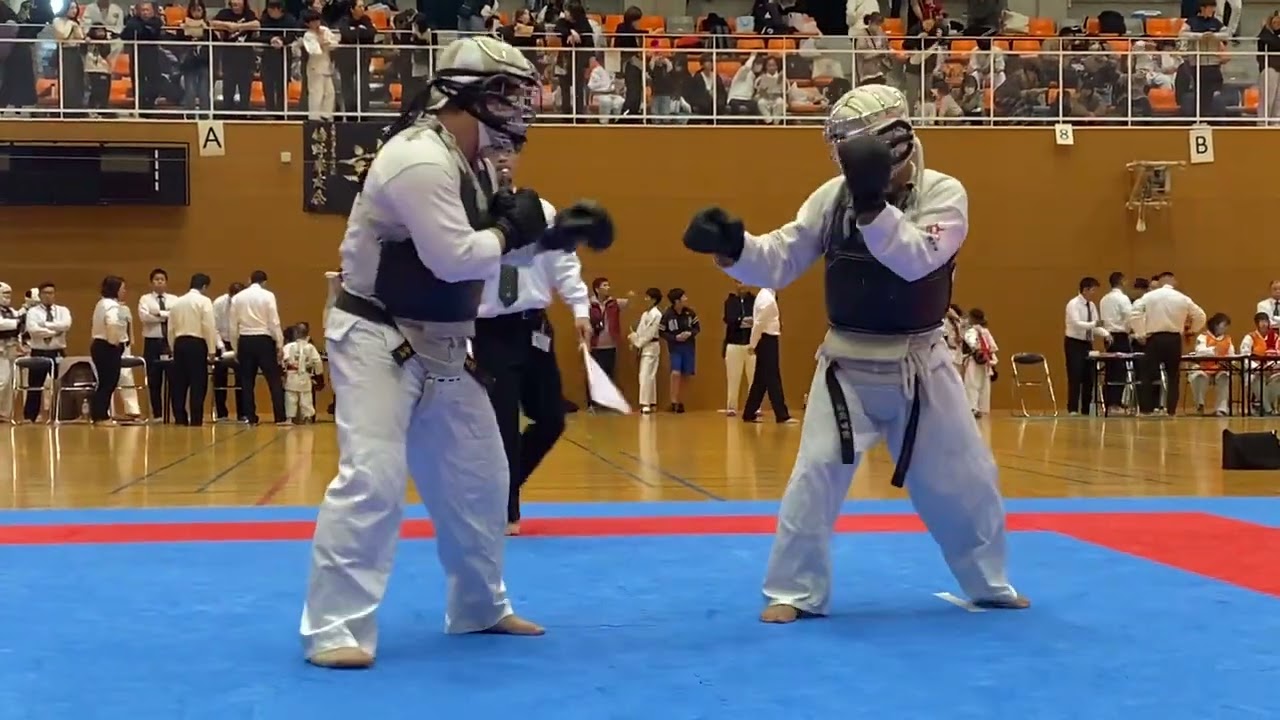 2024_日本拳法中部総合大会(男子1部 無差別級) 3回戦① 横井(虎)選手vs湯浅選手