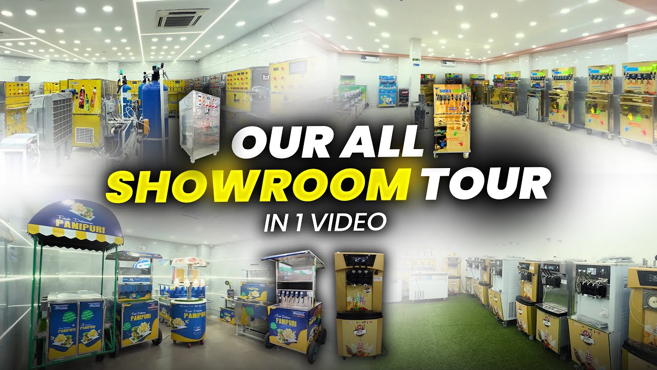 VISIT TO OUR ALL SHOWROOMS!! 🤩✨ SS Soda Machine