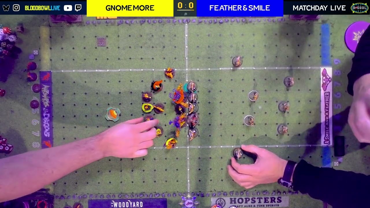 BloodbowlLive presents - MATCHDAY LIVE - A&DBBL Season 10 Group - Gnome More Mr Nice Guy vs A Feathe